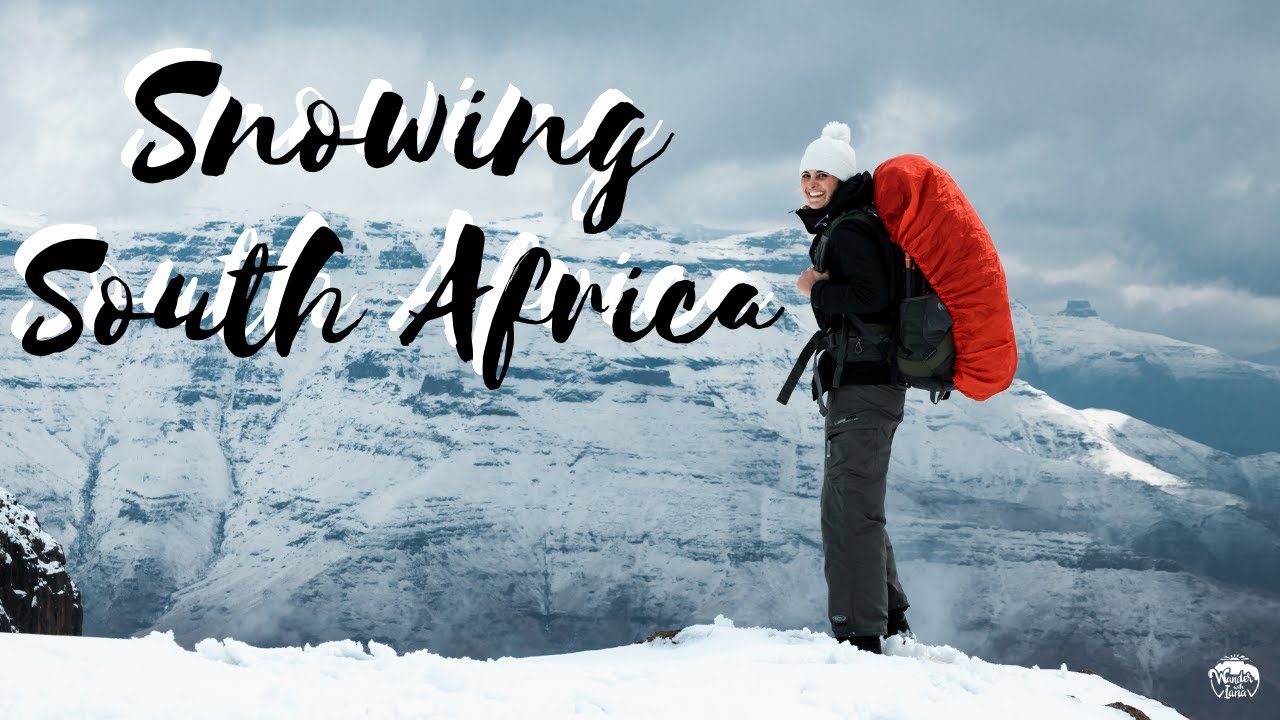 SNOW IN SOUTH AFRICA VLOG | Building my first SNOWMAN | EXPLORING THE DRAKENSBERG in the SNOW!
