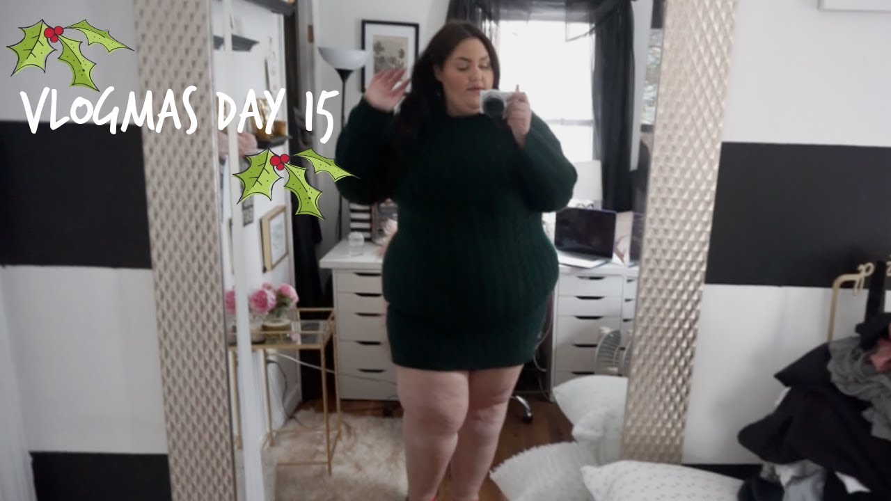 Vlogmas Day 15⎪Crying Over A Package & Mini Plus Size Try On 🎄