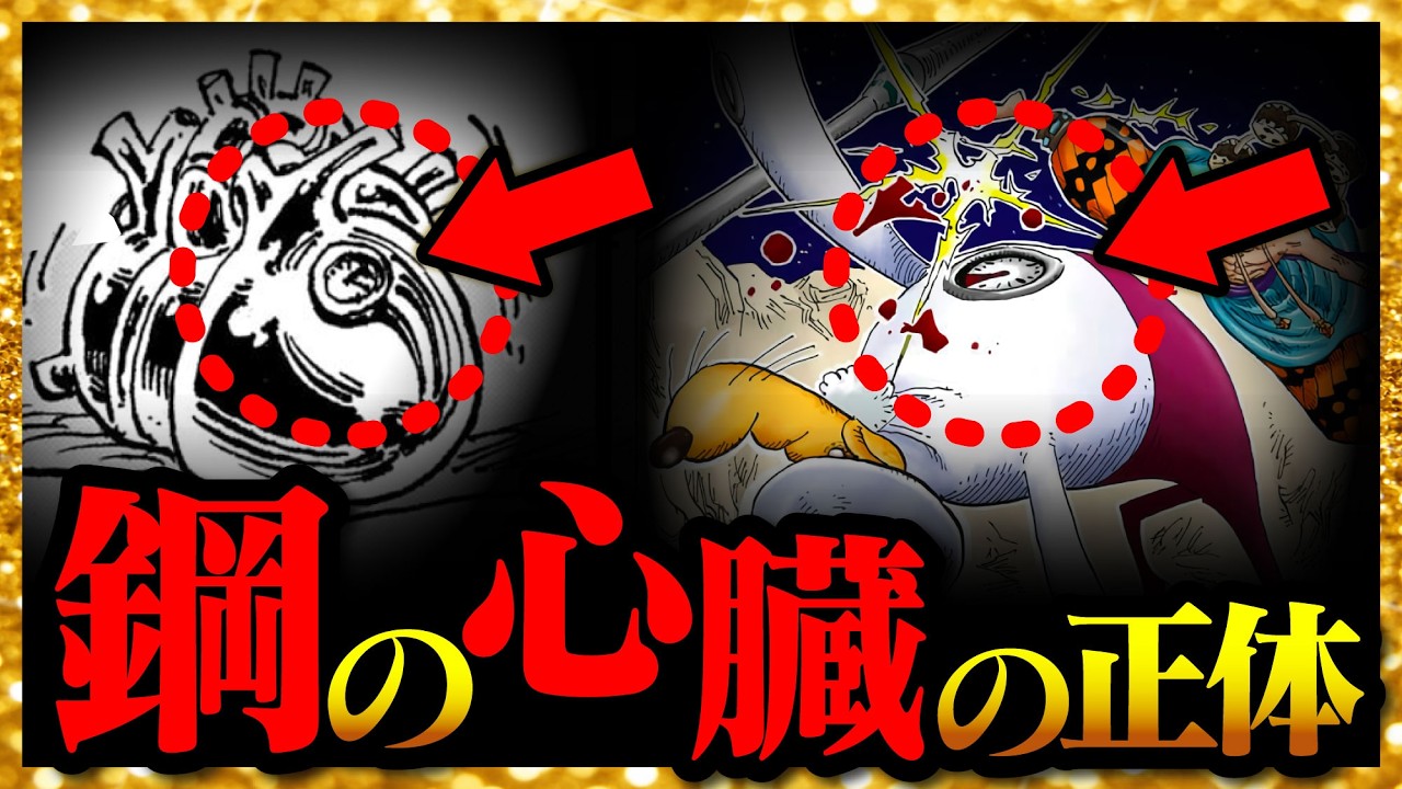【全く同じ...】「鋼の心臓」 の衝撃の正体...!!!【ワンピースネタバレ】