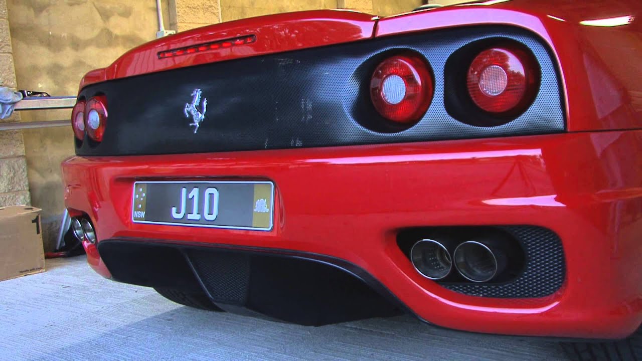 FERRARI 360 SPIDER Capristo Exhaust