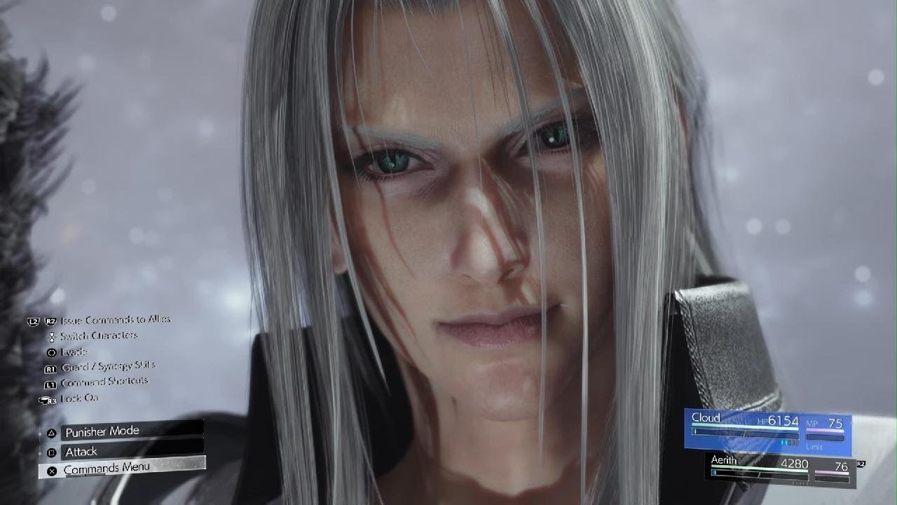 FINAL FANTASY VII Sephiroth boss fight part 3 final