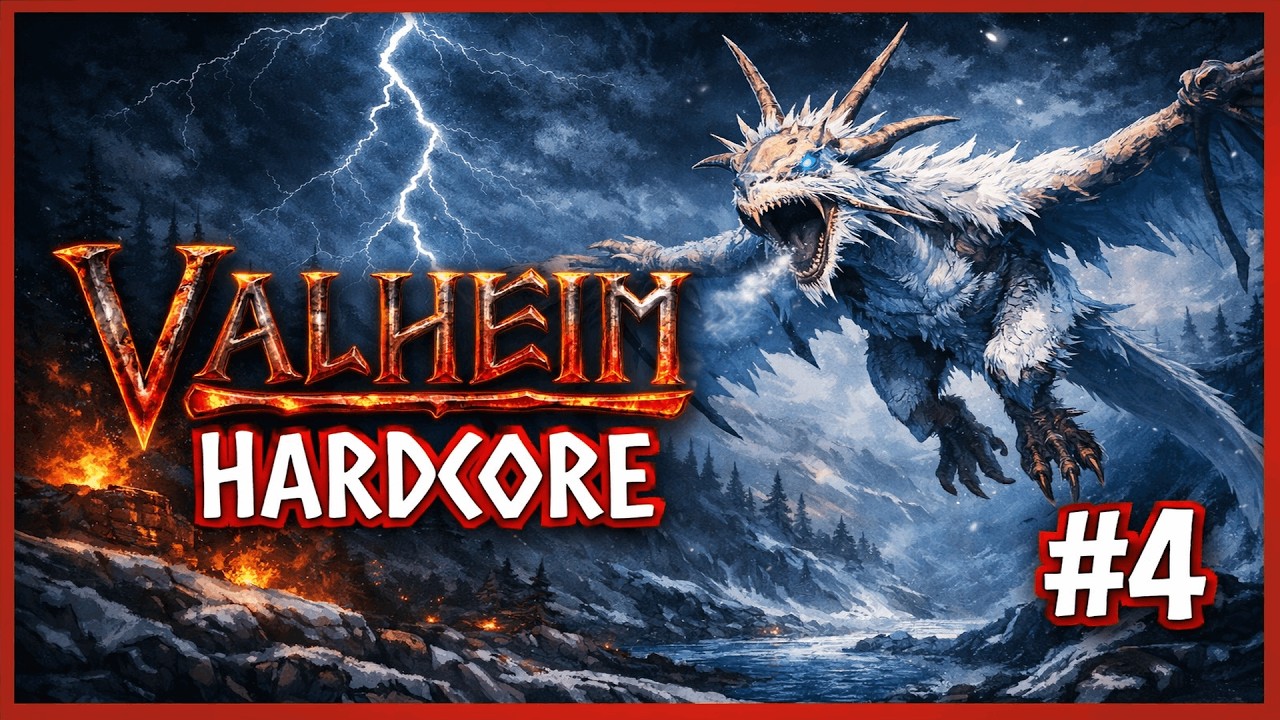 Valheim Hardcore - Mrożące Górskie Powietrze!
