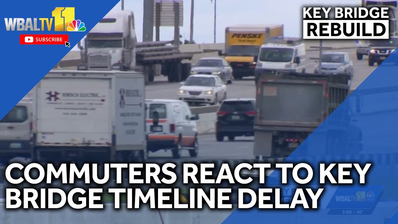 Commuters react to Key Bridge timeline delay