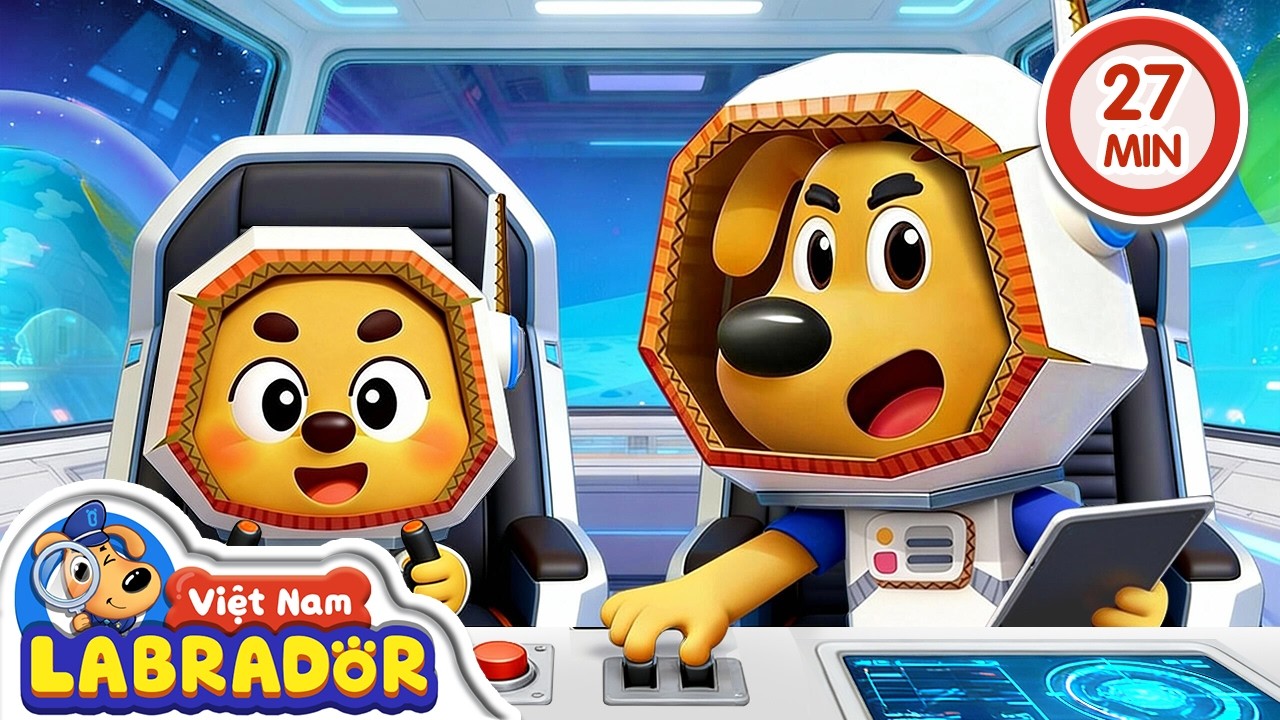 🚀 Ngày thử nghề | Trải nghiệm nghề nghiệp | Hoạt hình thiếu nhi 👮 Cảnh sát trưởng Labrador Vietnam 🚔