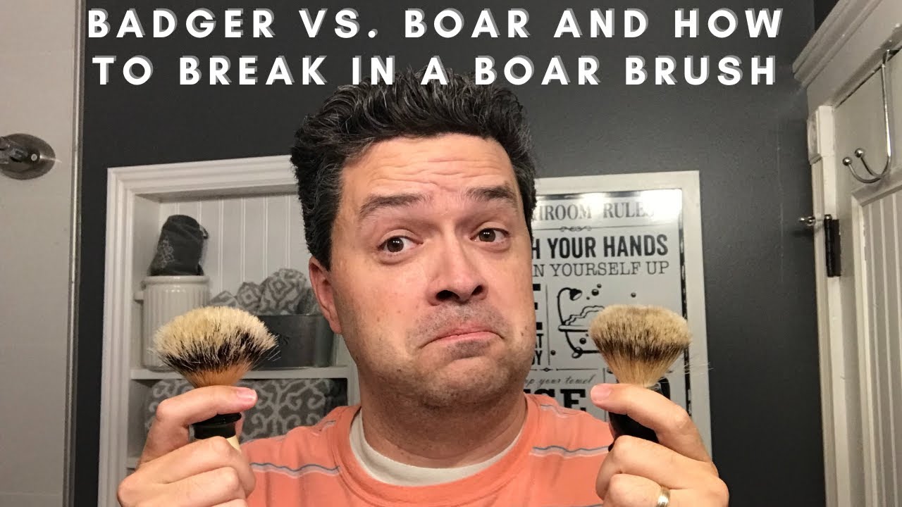 Shaving Brushes for Beginners and How to Break in a Boar Brush