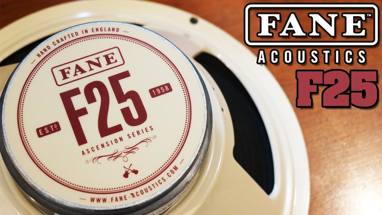 Fane F25: Medium-Magnetted 25W Ceramic Midrange Punch!