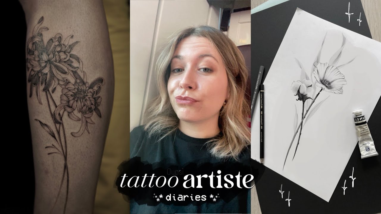 Une semaine chaotique (merci la tempête) dans mon quotidien de tatoueuse ! tattoo artist diaries