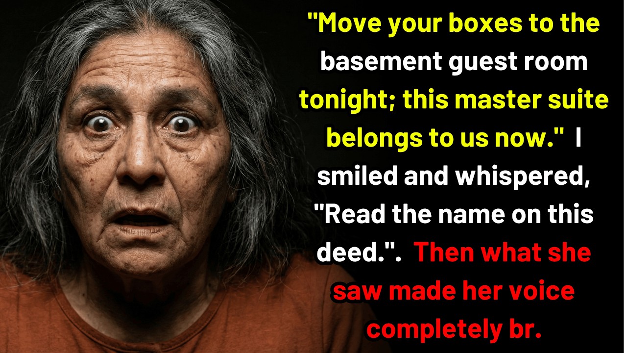 “You’re just a guest here, Mom,” my daughter-in-law sneered. She didn't realize who paid the ..