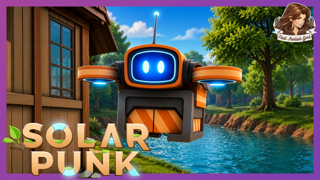Геймплей Solarpunk | Мы наконец-то построили дрон! | Эп4
