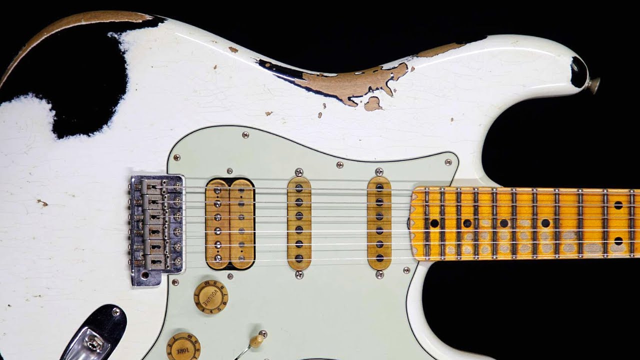 Blues Funk Rock Guitar Backing Track Jam in Bb Minor