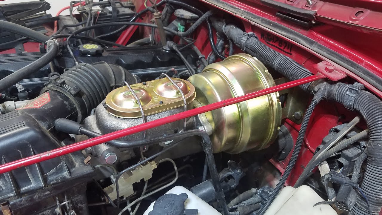 Dave's Customs Brake Booster and Master Cylinder Install - Jeep Wrangler YJ