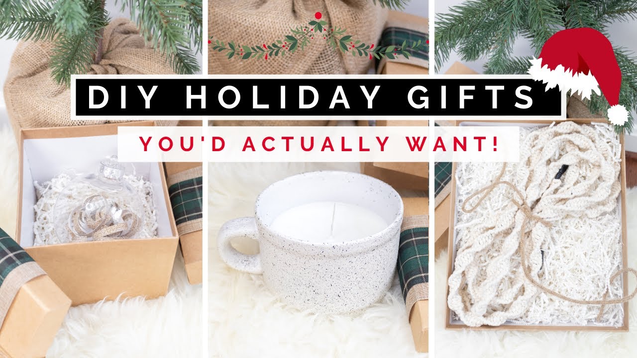 DIY CHRISTMAS GIFT IDEAS | HOLIDAY GIFTS YOU ACTUALLY WANT! AFFORDABLE AND EASY TO MAKE 2020