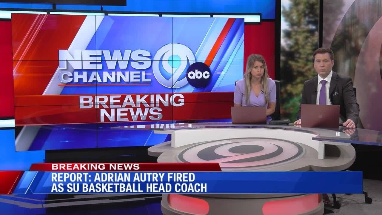 Syracuse University Basketball coach Adrian Autry fired