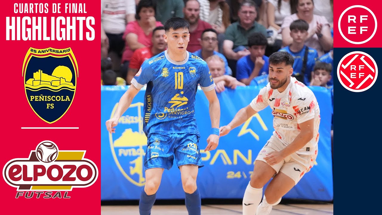 Resumen #PrimeraDivisiónFS Servigroup Peñíscola 7(4)-7(1) ElPozo Murcia Costa Cálida|Cuartos playoff