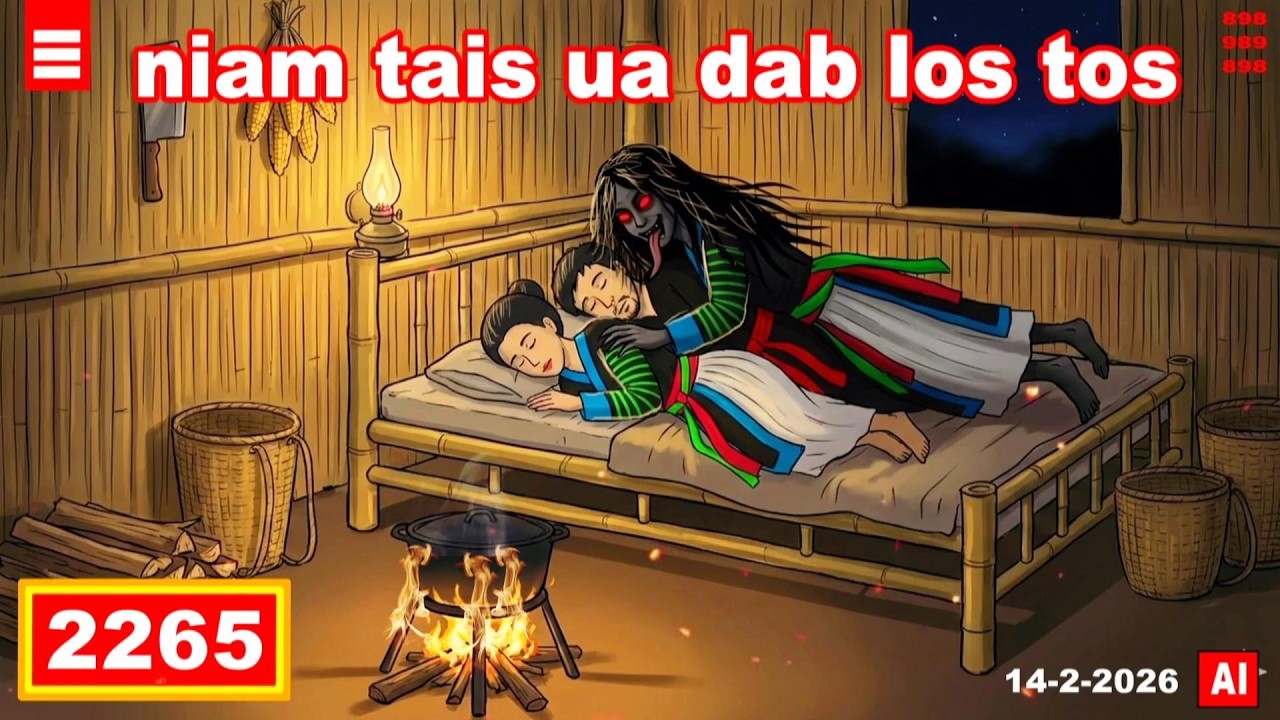 dab hais hmoob - 2265 - 14-2-2026 niam tais ua dab los tos, ยายมีเอาลูกสาว, Grandma's daughter.