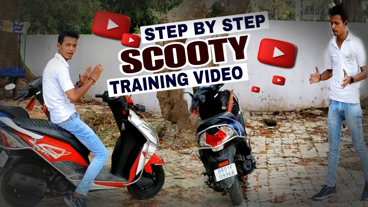🛵Scooty चलाना सीखे Step by Step Scooty Balancing Tips By Amit Anand Sir Call 7372045866