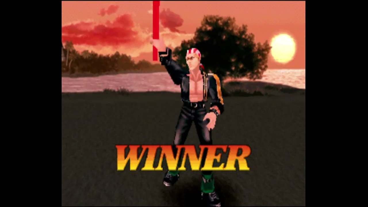 Fatal Fury: Wild Ambition (PlayStation) Arcade Mode as Billy Kane