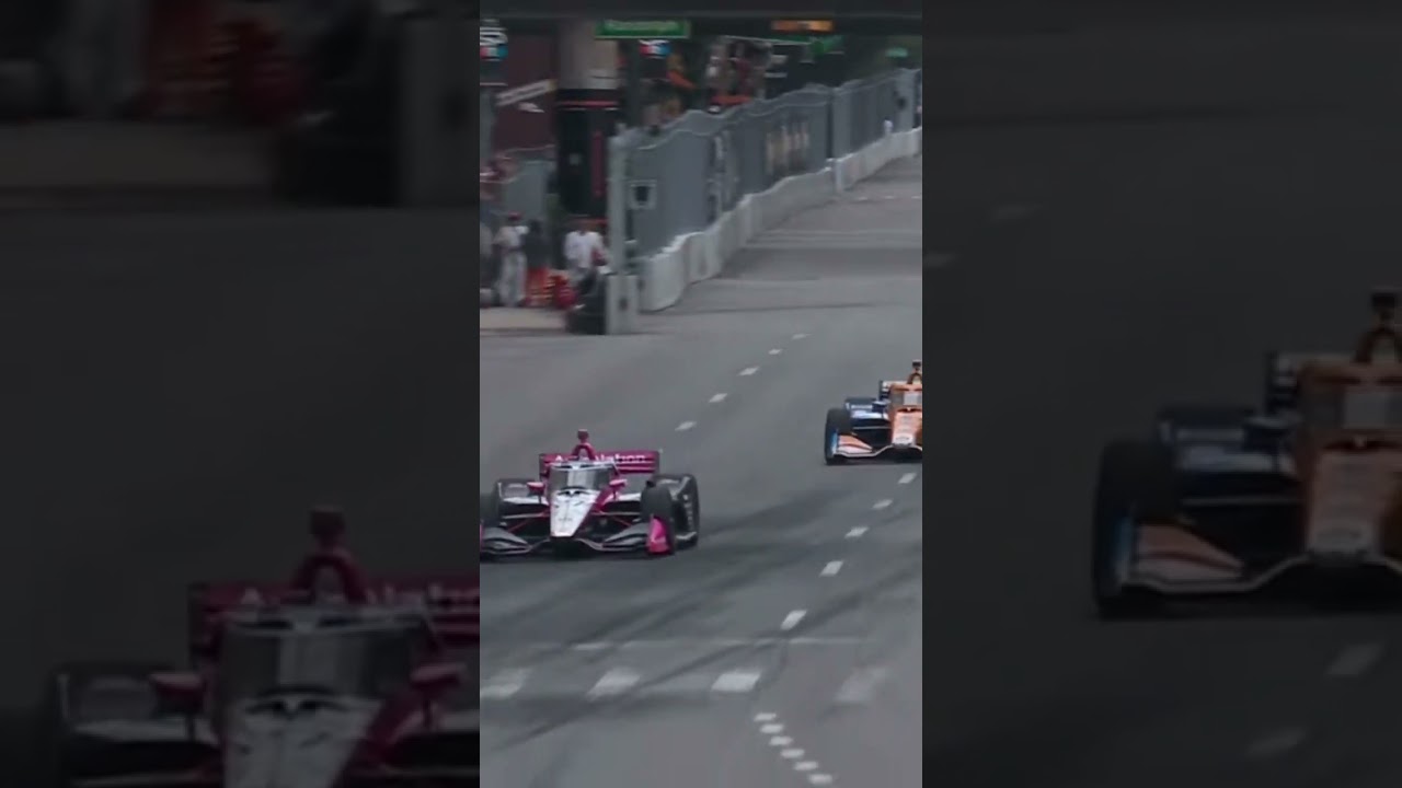 Christian Lundgaard Romain Grosjean Crash-2024 Indycar at Detroit