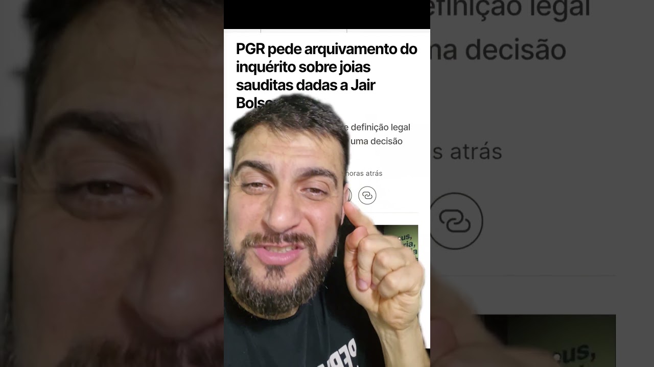 PGR ARQUIVA INQU&Eacute;RITO SOBRE JOIAS SAUDITAS DADAS A BOLSONARO#noticias #bolsonaro #joias #presente
