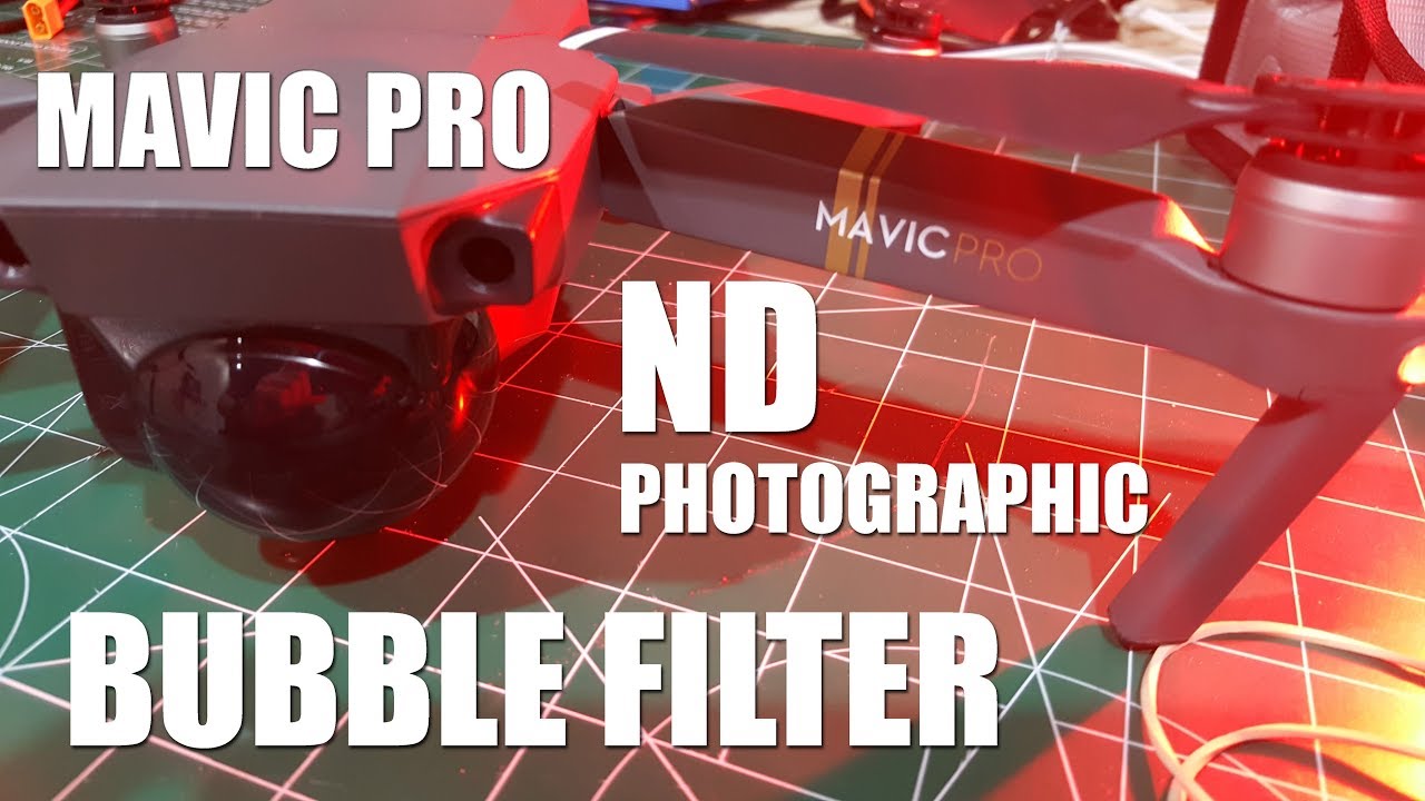 DJI MAVIC PRO - ND Bubble Filter & Protection - Review