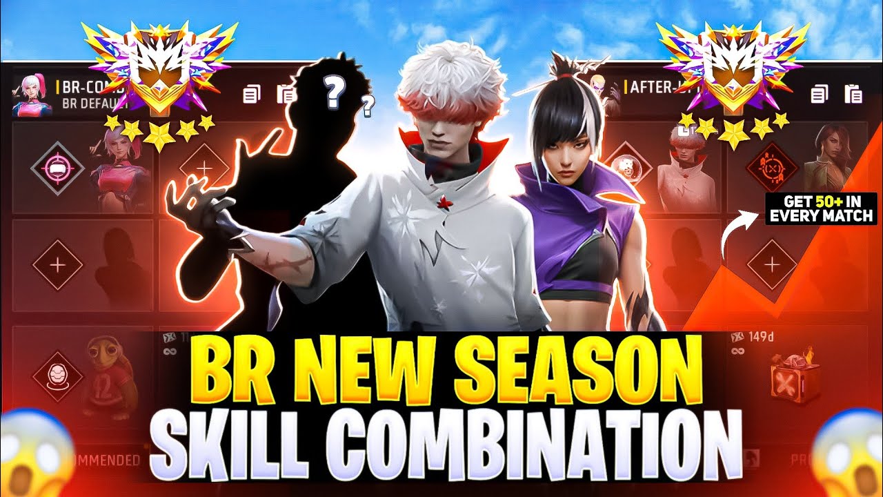 (New Season) New Character Combination For Br Rank || Best Character Combination For Br Rank