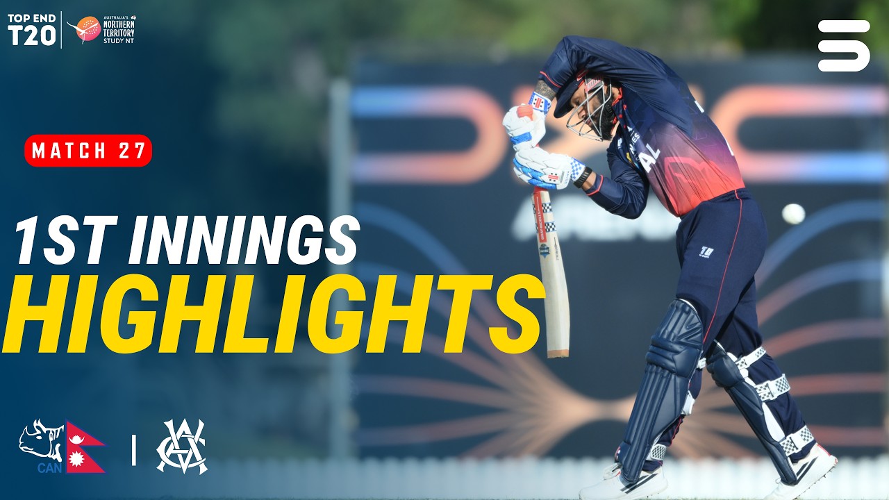 1st Innings Highlights | Nepal vs Victoria | Match 27 | Top End T20 2026 | ZP1J