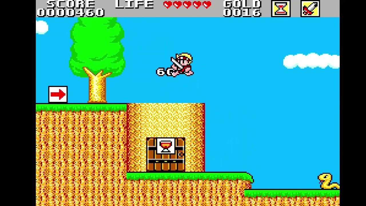 ゲーム一面クリア #10 スーパーワンダーボーイモンスターランド