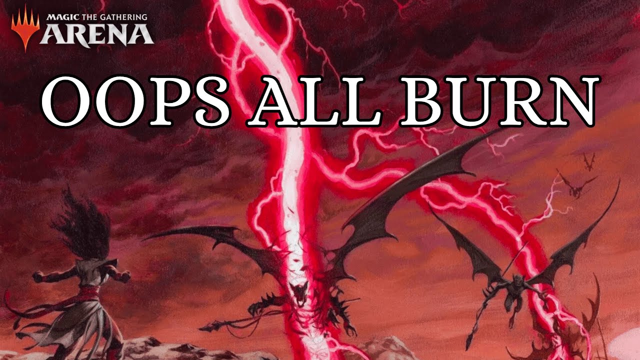 OOPS All Burn Spells! | Timeless BO1 | MTG Arena