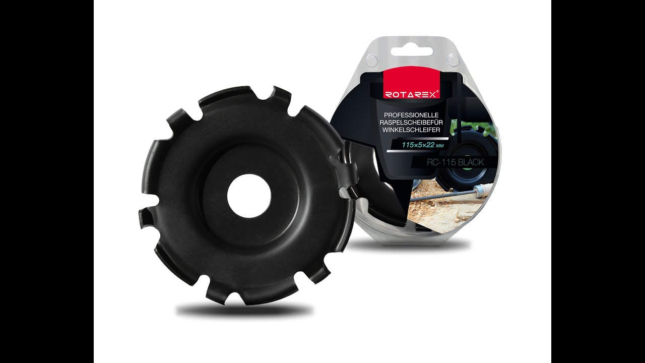 ROTAREX&reg; Procarving RC/115S and  RC/115B woodworking disc