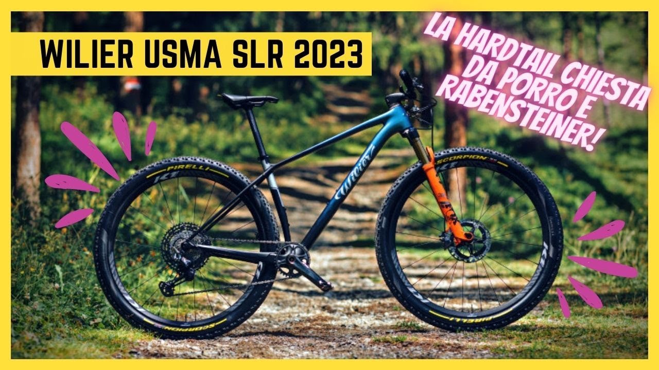 NUOVA WILIER TRIESTINA USMA SLR 2023, MTB FRONT LEGGERISSIMA SVILUPPATA DA RABENSTEINER E PORRO.