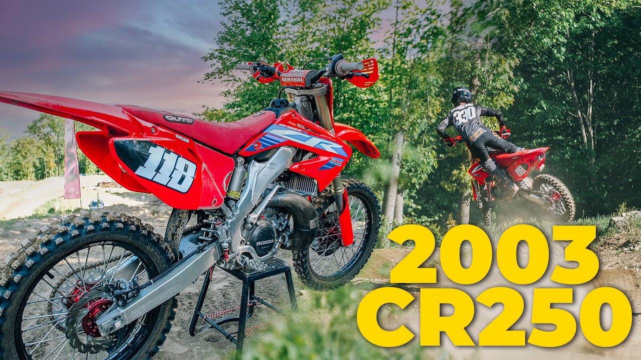 Обзор мотоцикла Honda CR250 2003 года!