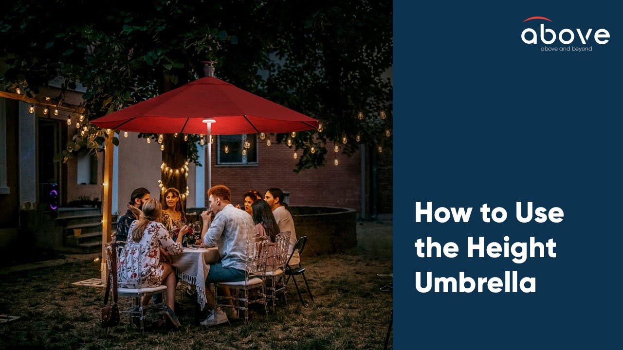 How to Use the Height Series Smart Umbrella