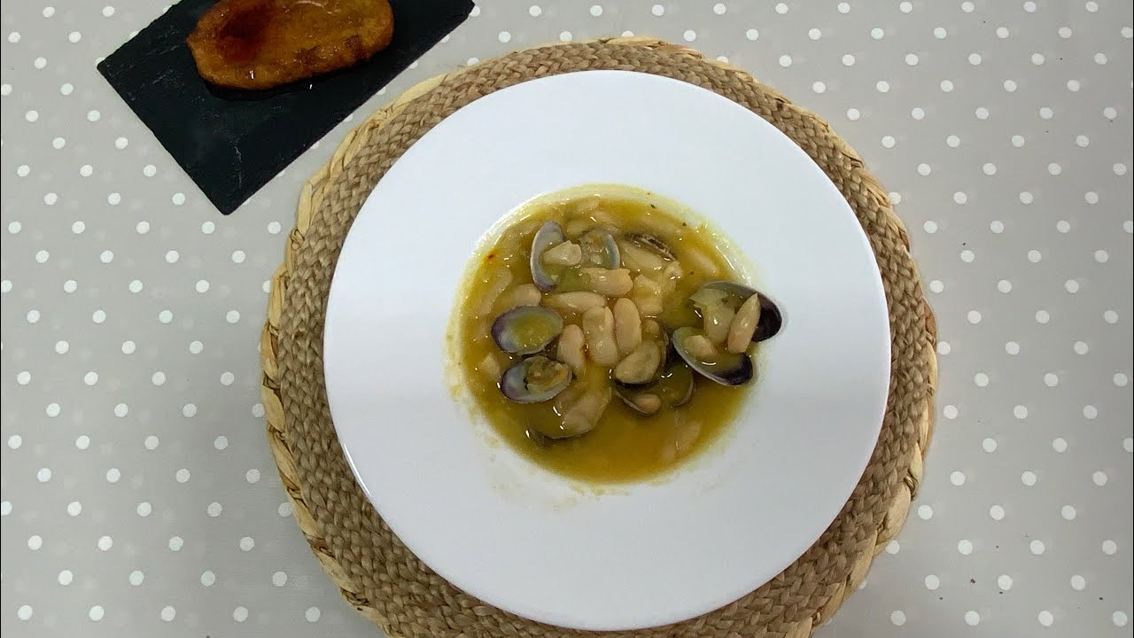 Fabes con almejas y de postre... torrijas