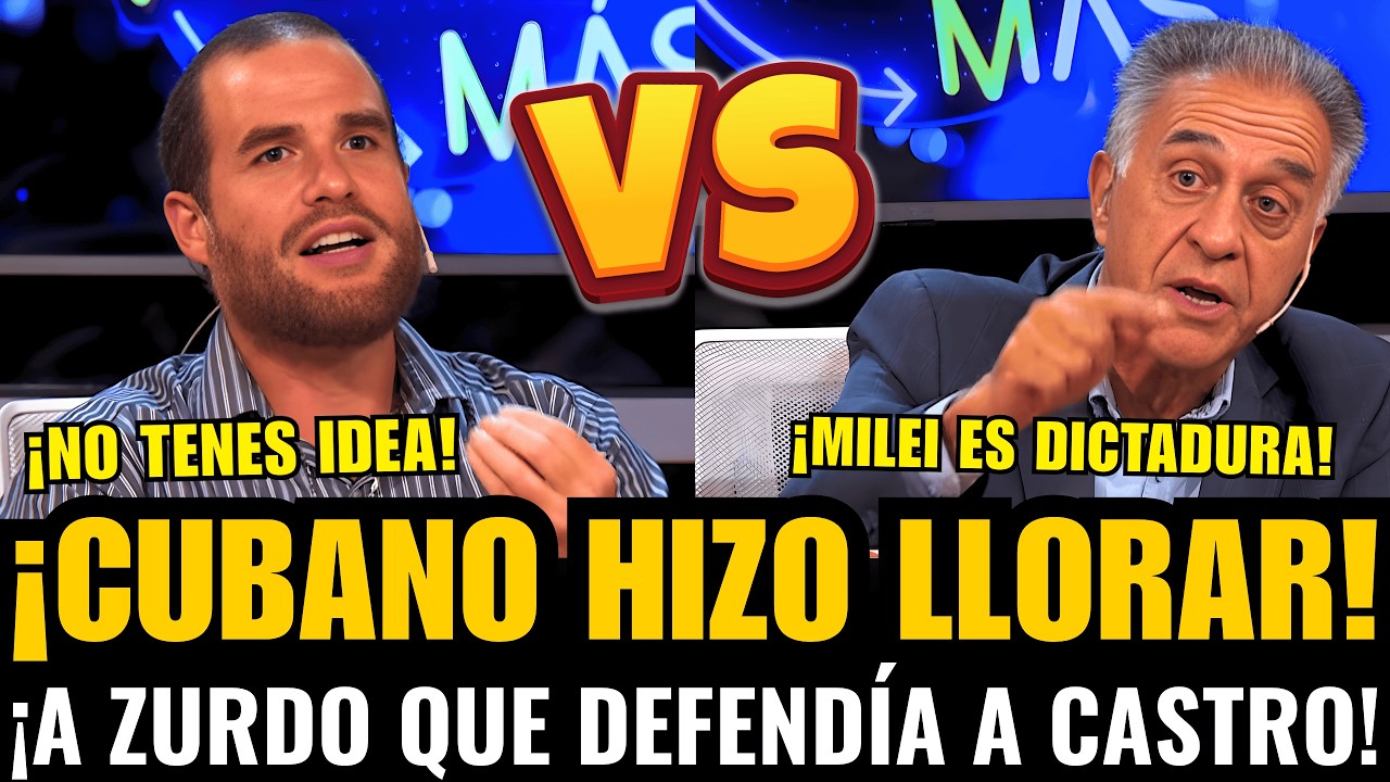 ¡CUBANO HIZO LLORAR A ZURDO QUE DEFENDÍA A CASTRO Y LO DEJÓ SIN ARGUMENTOS!