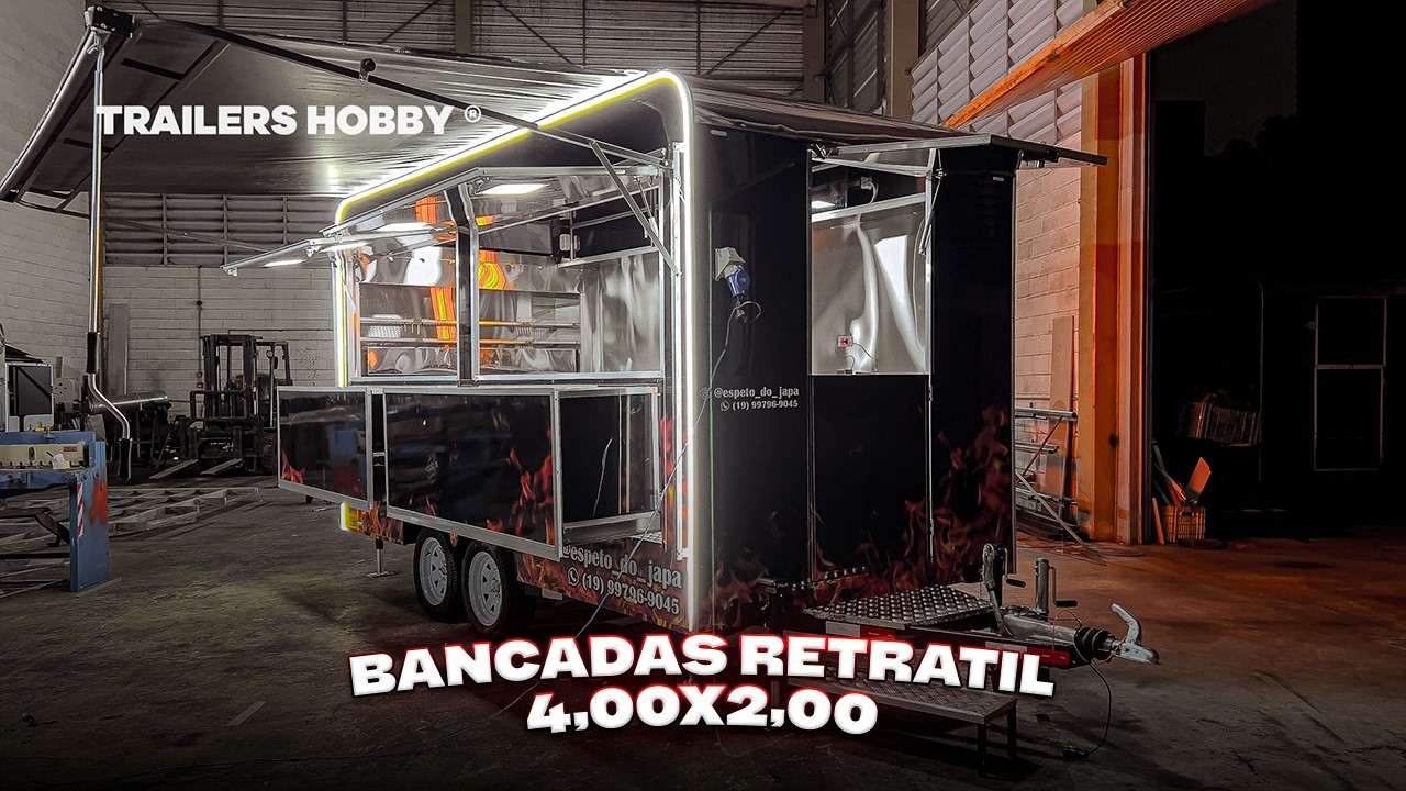 TRAILER 4,00X2,00 PARA CHURRASCO