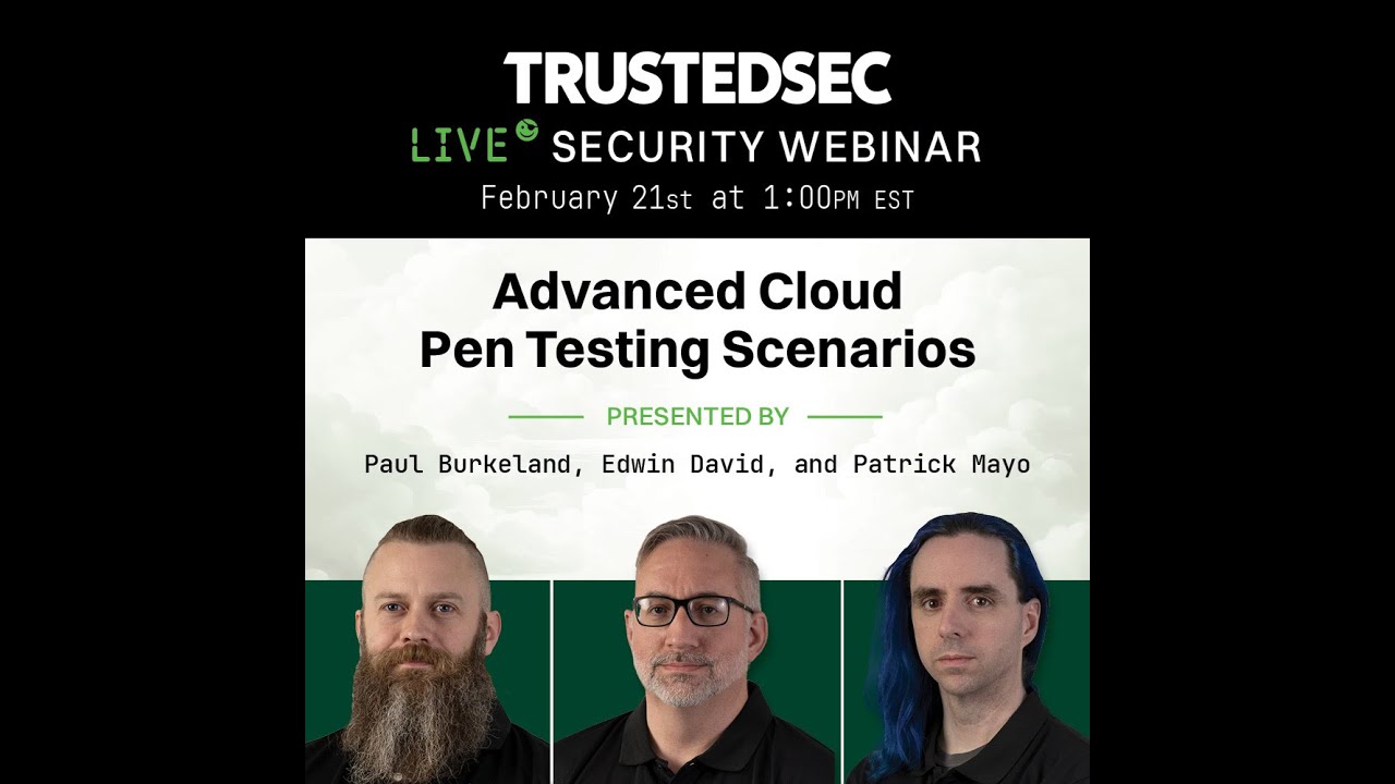 Webinar - Advanced Cloud Pen Testing Scenarios