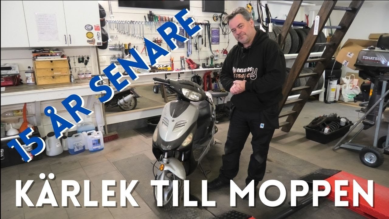Mopedrenovering. Intro till EU-moppen Speedy HL50QT-16