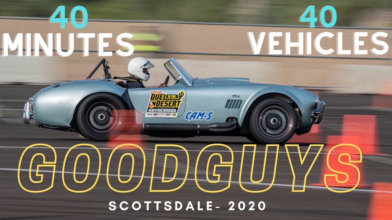 40 Minutes and 40 Different Vehicles Autocrossing at Goodguys Scottsdale 2020