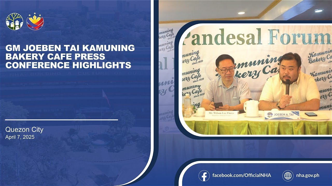 GM Joeben Tai Kamuning Bakery Cafe Press Conference Highlights