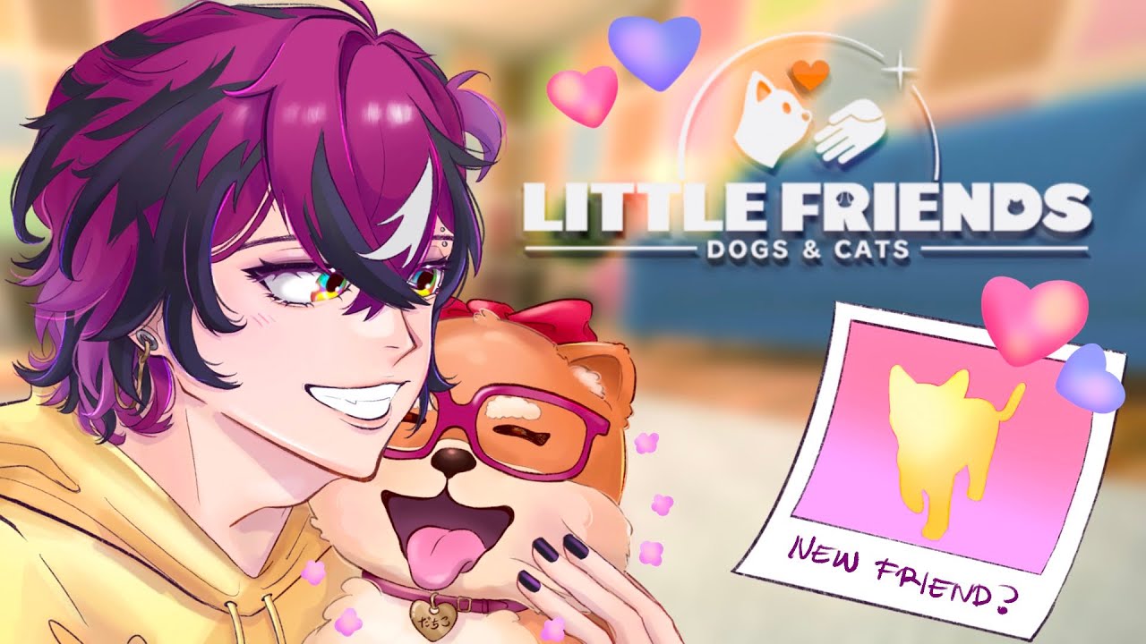 my first pet cat. (doom after dark) Little Friends: Dogs & Cats【NIJISANJI EN | Doppio Dropscythe】