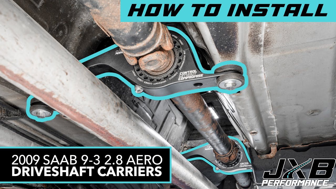 2008-2011 Saab 9-3 XWD Performance Driveshaft Carrier Install (SAB01A0) | JXB Performance