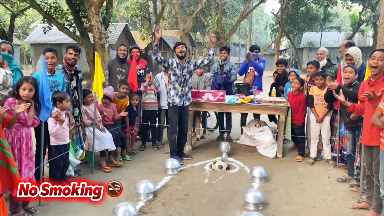 Village Women’s Foot Skill Challenge! Hit the Pot to Win a Prize | Fun Rural Game