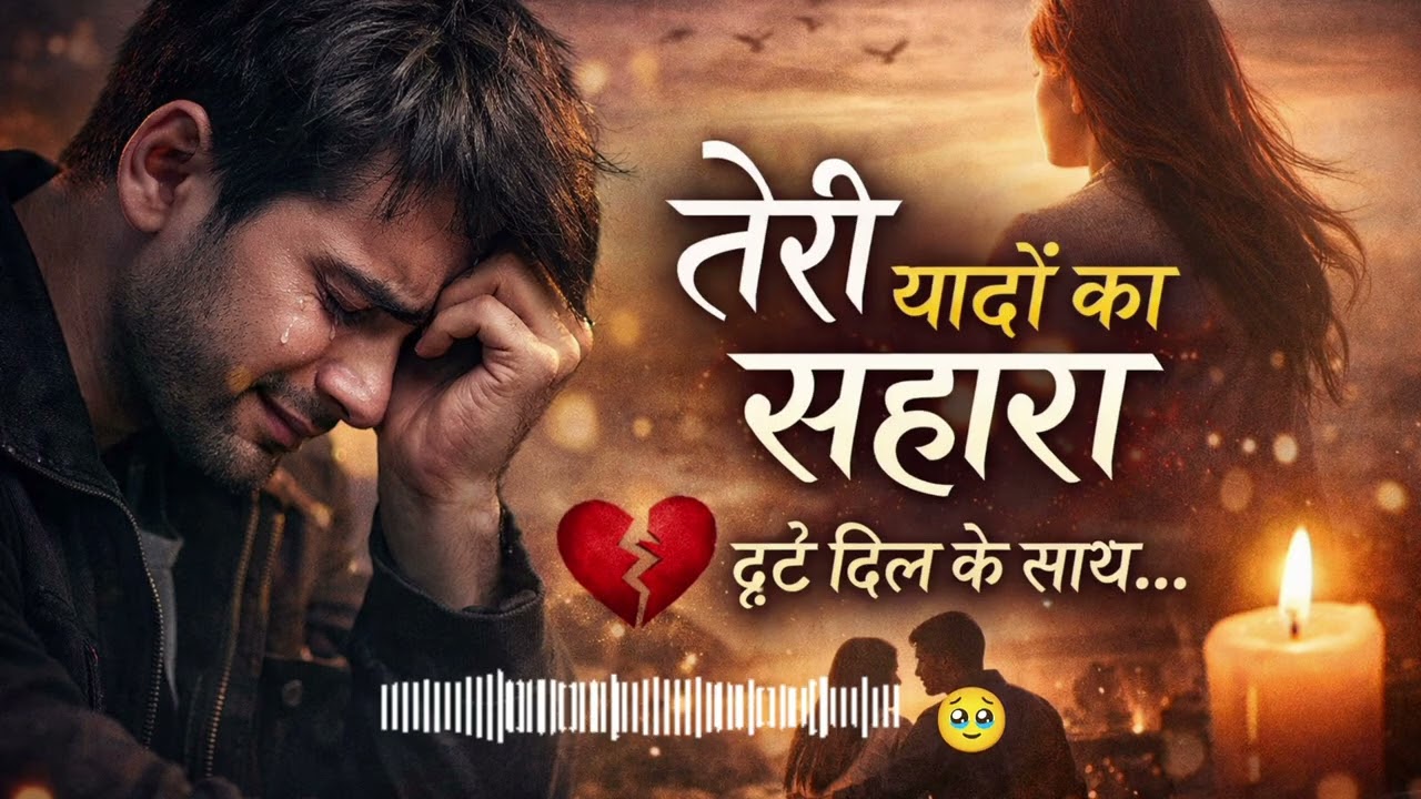 तेरी यादों का सहारा 💔 | Very Sad Emotional Song 😢 | Heart Touching Love Song 2026
