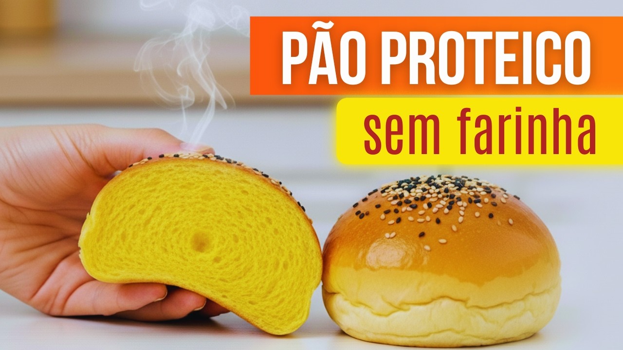 PÃOZINHO de GEMAS com 3 INGREDIENTES 7g de Proteína e SEM FARINHA