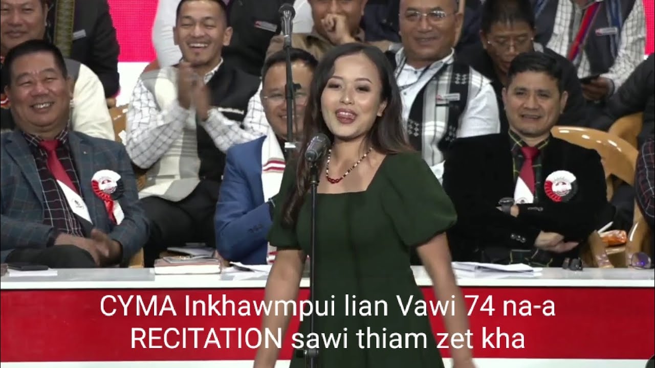 CYMA Inkhawmpui lian vawi 74 na | Recitation ṭha lutuk kha | Biate Nula | Hmingsangzeli