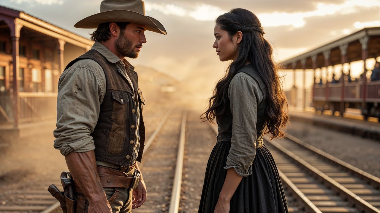 Mail-Order Bride Stepped Off Train Into Dust And Cowboy’s Quiet Eyes Promising Shelter