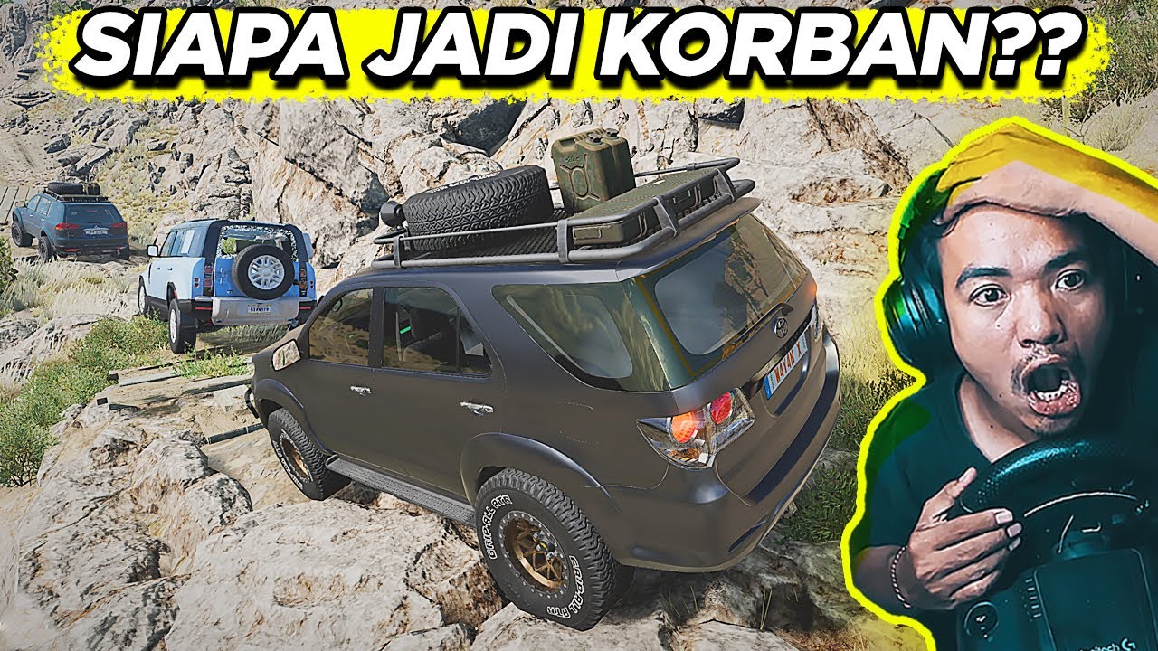 🔥Pajero, Fortuner, atau Defender yang JATUH?? - BeamNG Drive