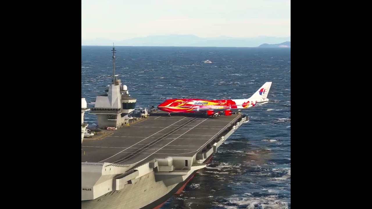 Очень экстремально! B-747 взлетел с короткой полосы на самолёте-носителе #1#авиация #США #летать