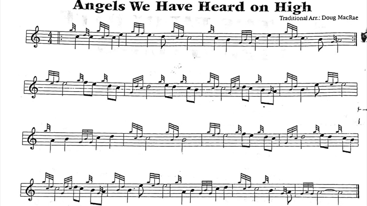 Angels We Have Heard On High-Chanter practice with Pipe Major Jack Heins
