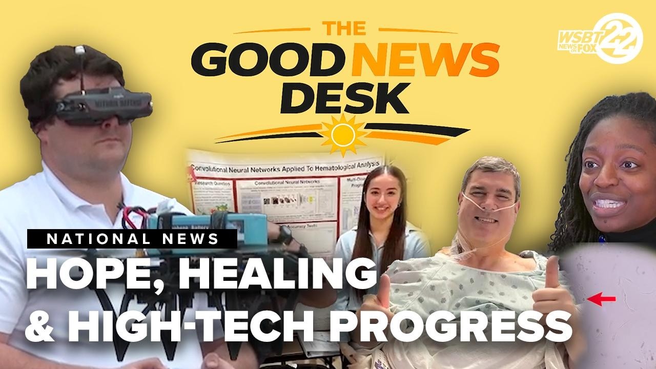 Drone Program for school safety, snowstorm heart transplant & medical breakthrough